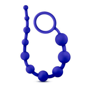 Blush Luxe Silicone Anal Beads
