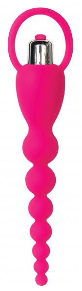 Bliss Pink Vibrating Anal Beads