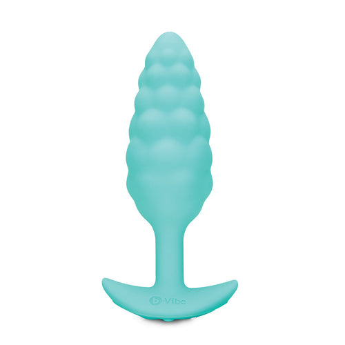 b-Vibe Small Aqua Texture Plug Bump