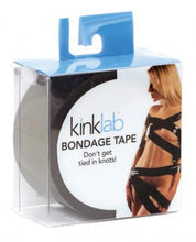 black bondage tape