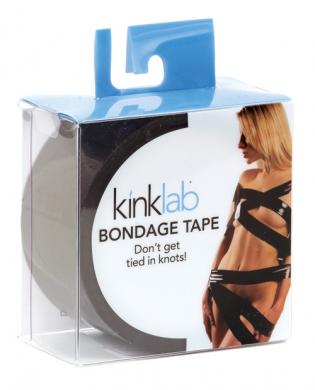 black bondage tape