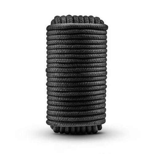 Black Cotton Bondage Rope - 32 Feet