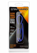 Stay Hard Silicone Double-Loop Adjustable Cock Ring