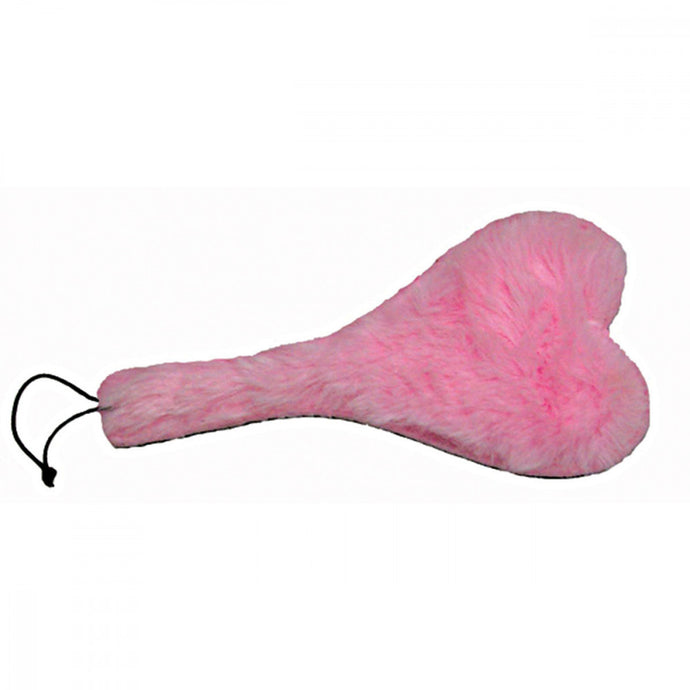 Ruff Doggie Styles Spank-Her Furry Pink Heart Paddle