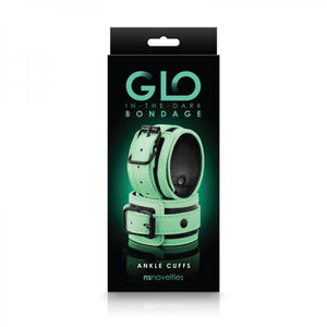 GLO Bondage Glow-In-The-Dark Ankle Cuffs