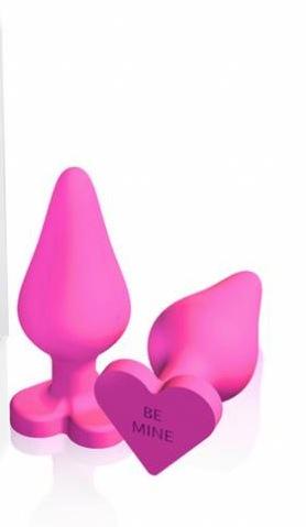 Candy Conversation Heart Silicone Butt Plug (Multiple Colors) The Pleasure Parlor Candy Conversation Heart Silicone Butt Plug (Multiple Colors) The Pleasure Parlor