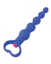 Rechargeable Vibrating Anal Beads with Heart Handle