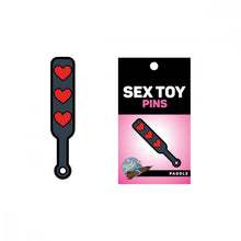 Red Heart BDSM Paddle Keychain by Wood Rocket