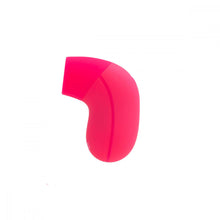 side view VeDo NAMI Rechargeable Silicone Sonic Vibrator hot pink