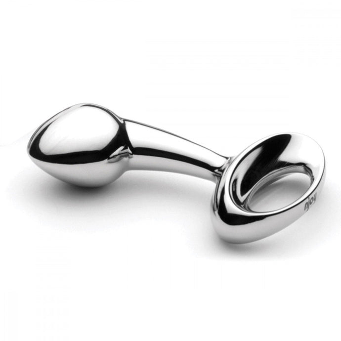 nJoy Pure Plug Stainless Steel Anal Plug - Three Sizes