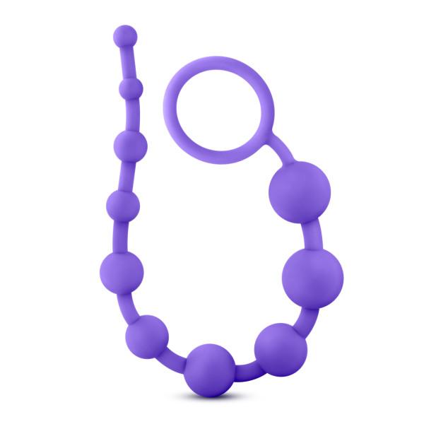 Blush Luxe Silicone Anal Beads