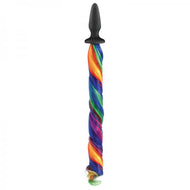 Unicorn Tails Rainbow Silicone Butt Plug