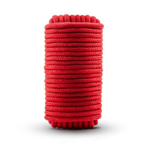 Red Cotton Bondage Rope - 32 Feet