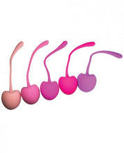 Voodoo Cherry Weighted Silicone Kegel Balls -Set of 5
