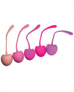Voodoo Cherry Weighted Silicone Kegel Balls -Set of 5
