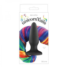 Unicorn Tails Rainbow Silicone Butt Plug
