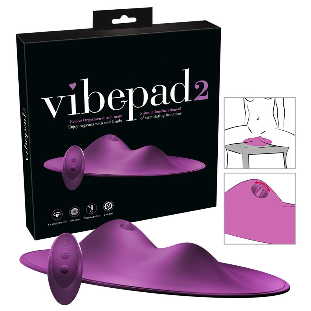 The VibePad 2 Hands-Free Flat Vibrating and Warming Grinding Pad The Pleasure Parlor The VibePad 2 Hands-Free Flat Vibrating and Warming Grinding Pad The Pleasure Parlor
